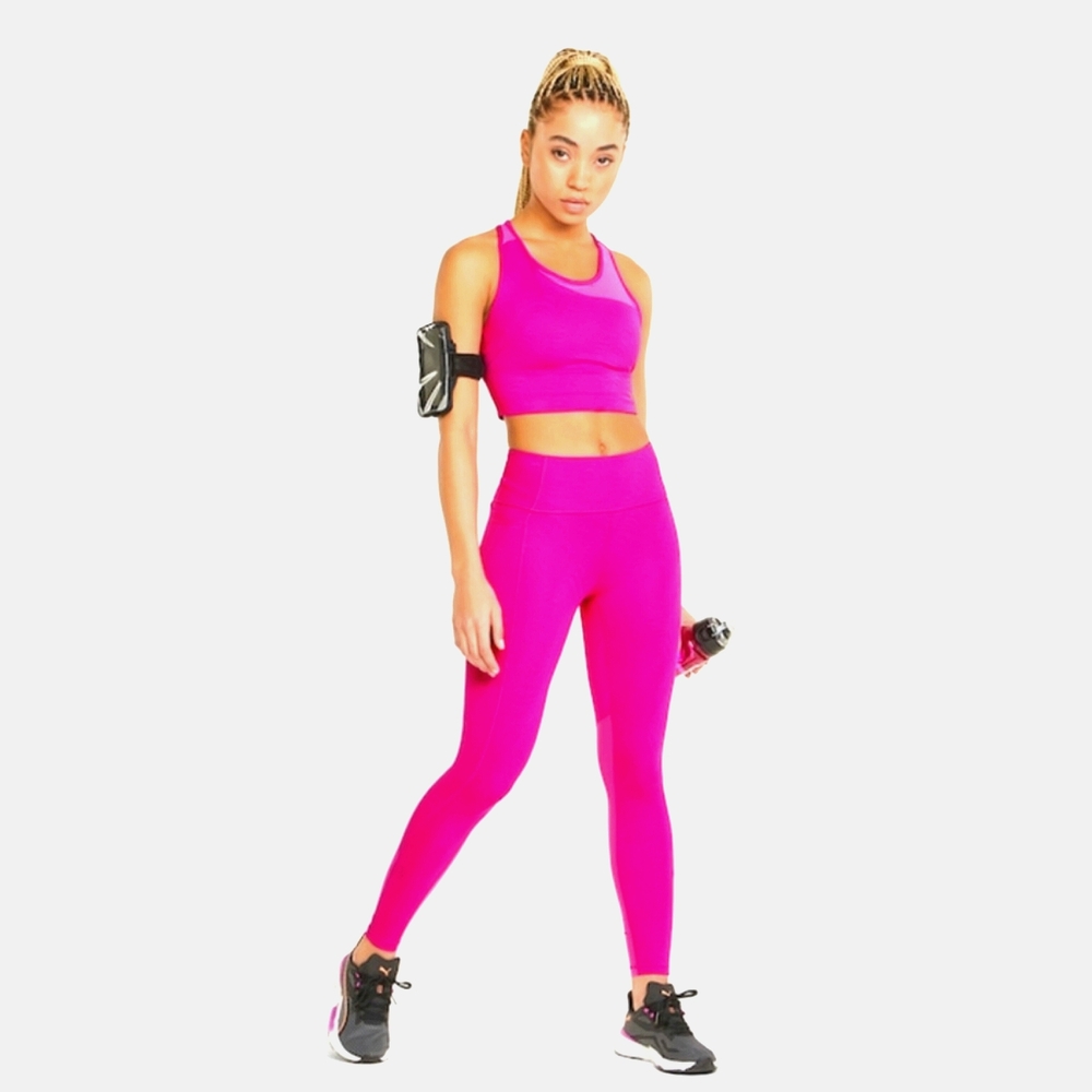 PUMA Mid Impact Flawless Bra Deep Orchid - Picture 1 of 8